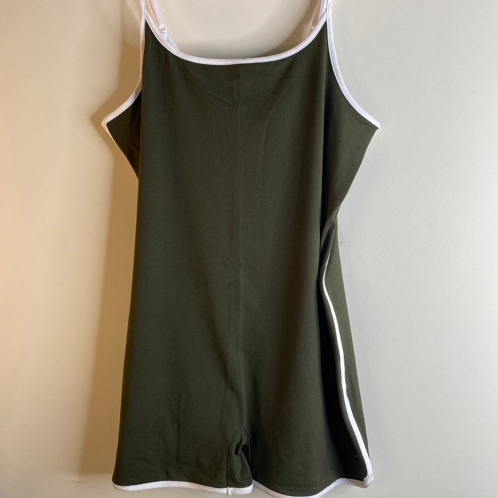 Fashion Nova Olive Green Romper Size 2X